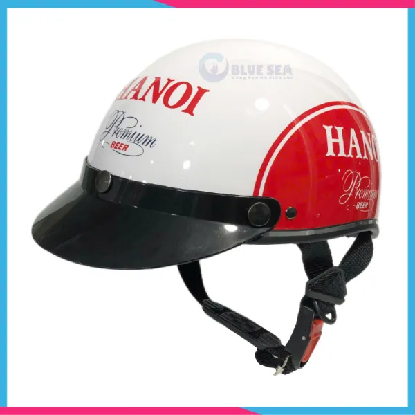 Nón Bảo Hiểm Nửa Đầu Bia Hà Nội